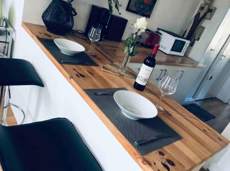 Appartement T2 Avec Vue Chateau Carcasona Exterior foto