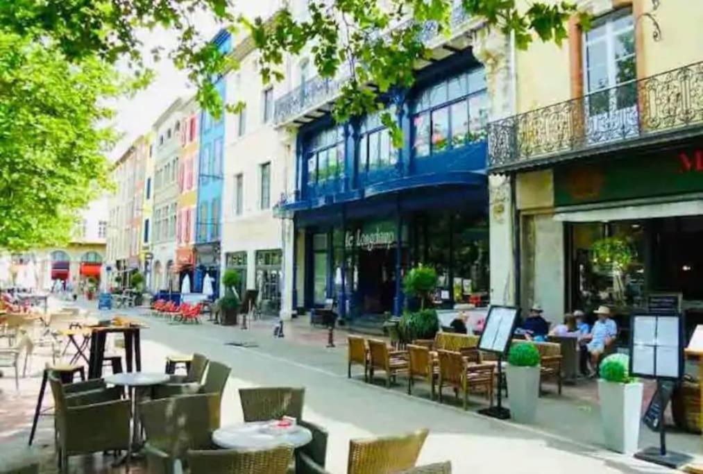 Appartement T2 Avec Vue Chateau Carcasona Exterior foto